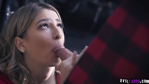 Sexy young blonde porn with her boyfriend