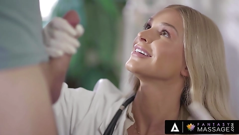 Hawt massage and drilled hard