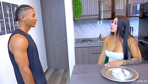 Hawt sweetheart porn with a sexy brunette