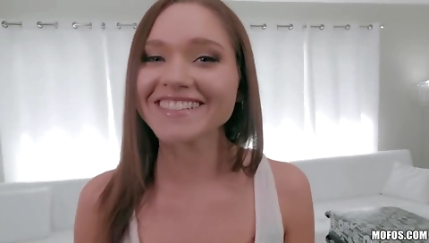 Sexy chick fucks like a slut