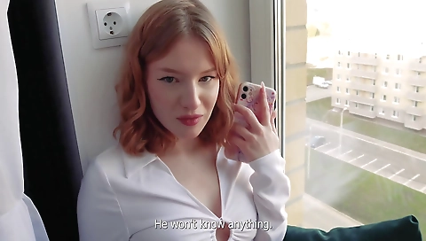 Sexy chick with huge black cock