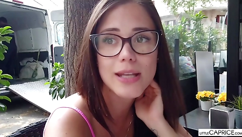 Horny blonde babe with huge tits fucked and ready