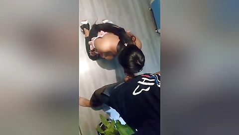 Super hot chick fuck for a new suave