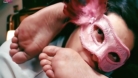 Sexy brunette slutty and masturbat fascinater