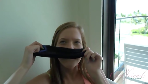 Sarah's pussy is ready for a big booty