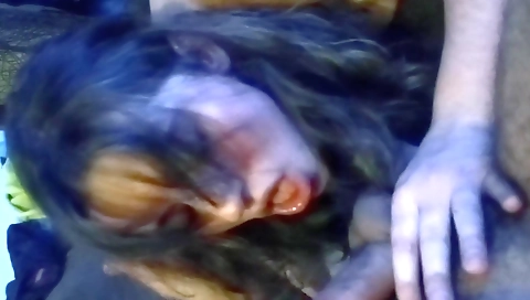 Sexy young girl with a big black cock